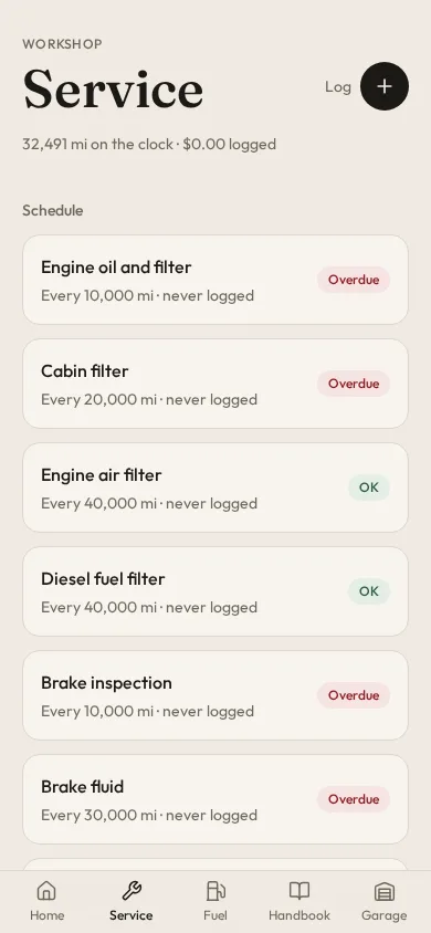 E-PACE service schedule